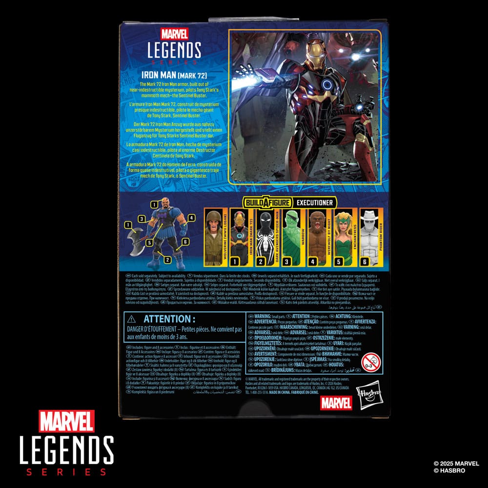 Marvel Legends Actionfigur Iron Man (Mark 72) (BAF: Executioner) 15 cm - Preorder - ETA: 25.12.2025