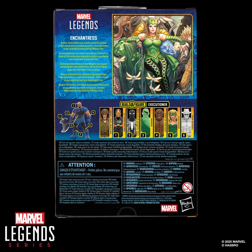 Marvel Legends Actionfigur Enchantress (BAF: Executioner) 15 cm - Preorder - ETA: 25.12.2025