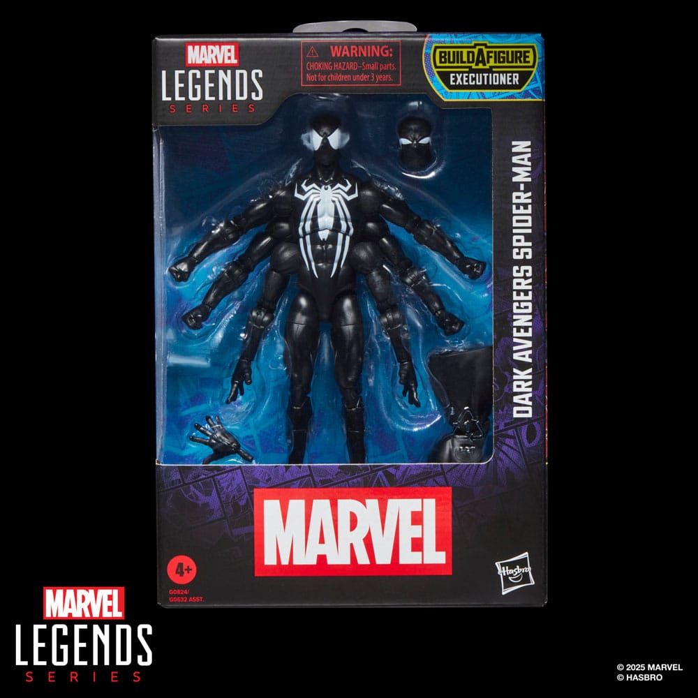 Marvel Legends Actionfigur Dark Avengers Spider-Man (BAF: Executioner) 15 cm - Preorder - ETA: 25.12.2025