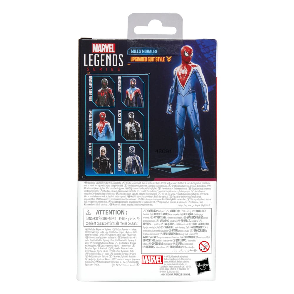 Spider-Man 2 Marvel Legends Gamerverse Actionfigur Miles Morales (Upgraded Suit Style) 15 cm - Versand: 5-7 Tage nach Bestellung