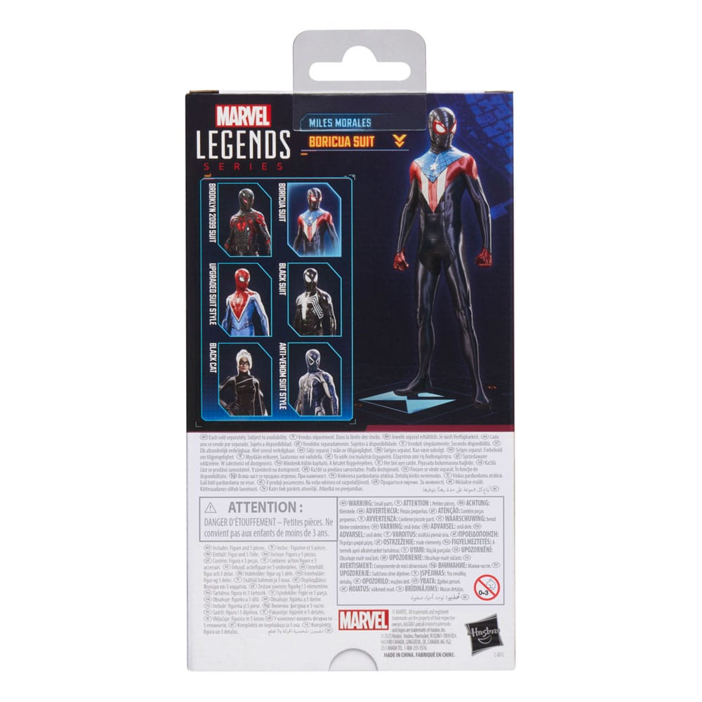 Spider-Man 2 Marvel Legends Gamerverse Actionfigur Miles Morales (Boricua Suit) 15 cm - Versand: 5-7 Tage nach Bestellung