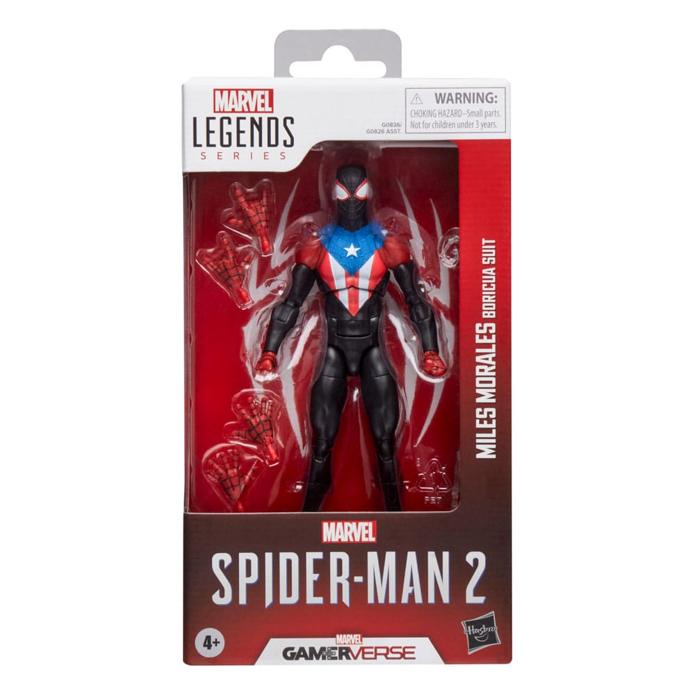 Spider-Man 2 Marvel Legends Gamerverse Actionfigur Miles Morales (Boricua Suit) 15 cm - Versand: 5-7 Tage nach Bestellung