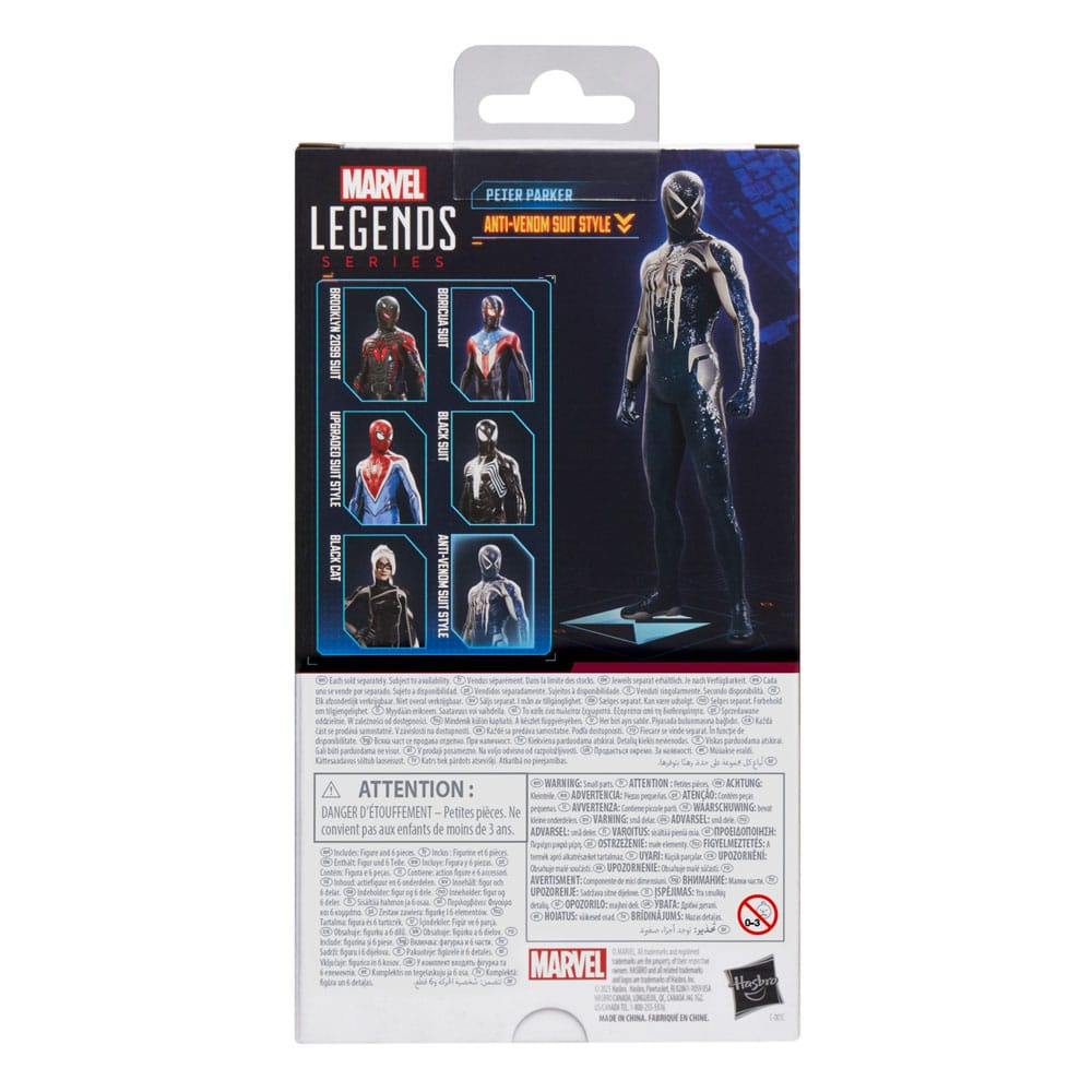 Spider-Man 2 Marvel Legends Gamerverse Actionfigur Peter Parker (Anti-Venom Suit Style) 15 cm - Versand: 5-7 Tage nach Bestellung