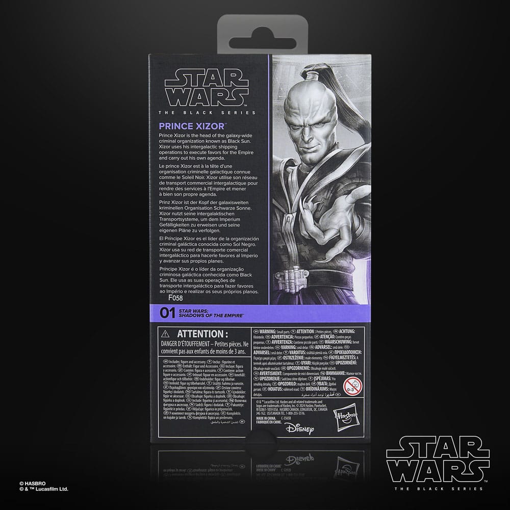 Star Wars: Shadows of the Empire Black Series Actionfigur Prince Xizor 15 cm - Preorder - ETA: Ende 02.2025