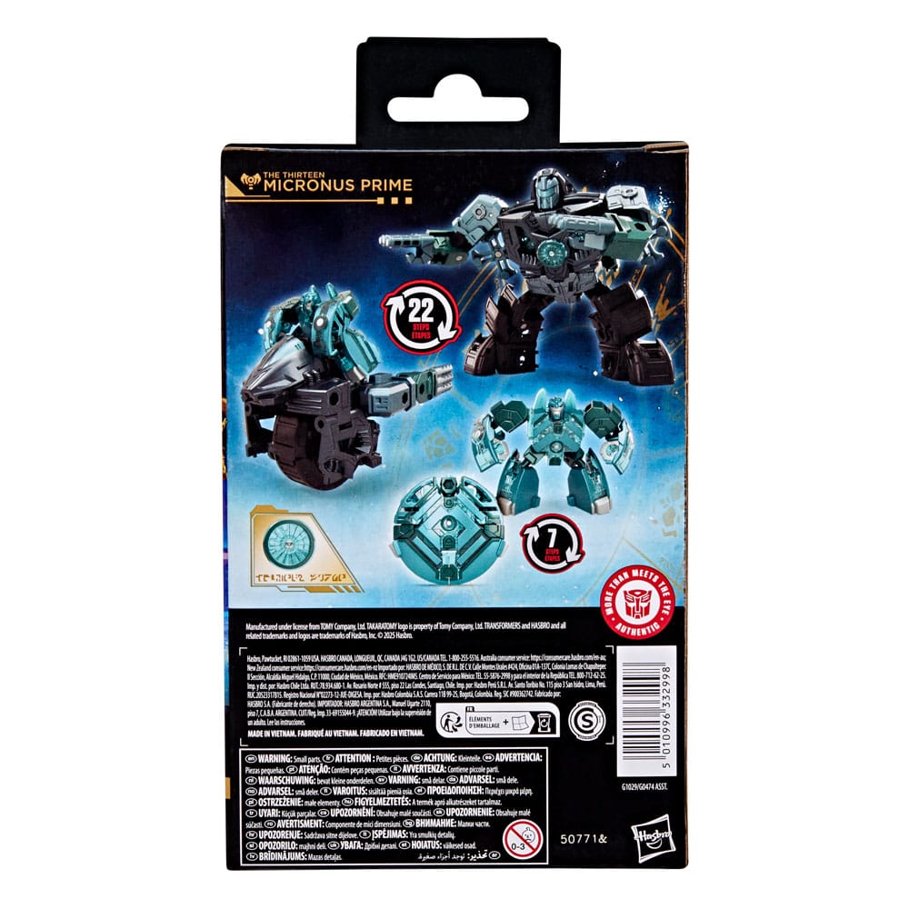 Transformers Age of the Primes Deluxe Class Actionfigur The Thirteen: Micronus Prime 14 cm - Preorder - ETA: 25.10.2025
