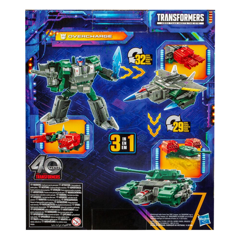 Transformers Generations Legacy United Leader Class Actionfigur Overcharge 19 cm - Versand: 5-7 Tage nach Bestellung