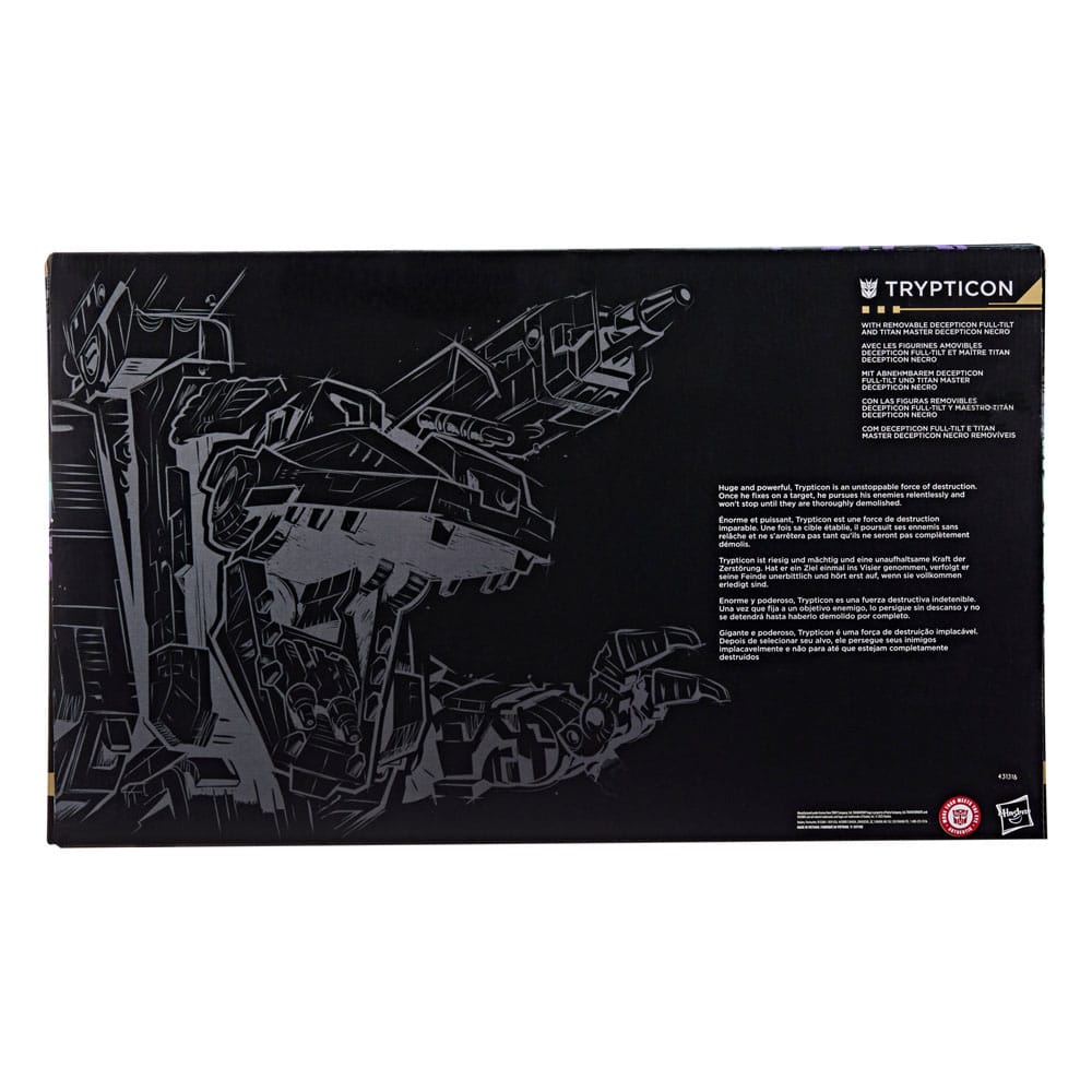 Transformers Generations Selects Age of the Primes Actionfigur G1 Trypticon 45 cm - Versand: 5-7 Tage nach Bestellung