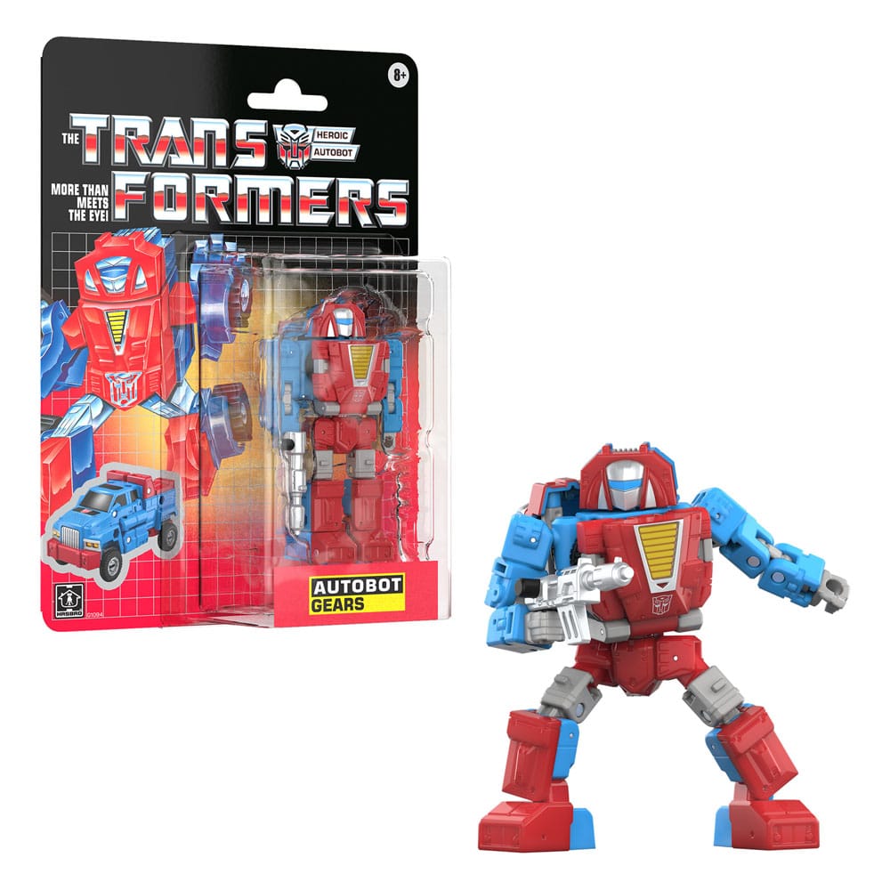 The Transformers Retro G1 Actionfigur Autobot Gears 12 cm - Versand: 5-7 Tage nach Bestellung