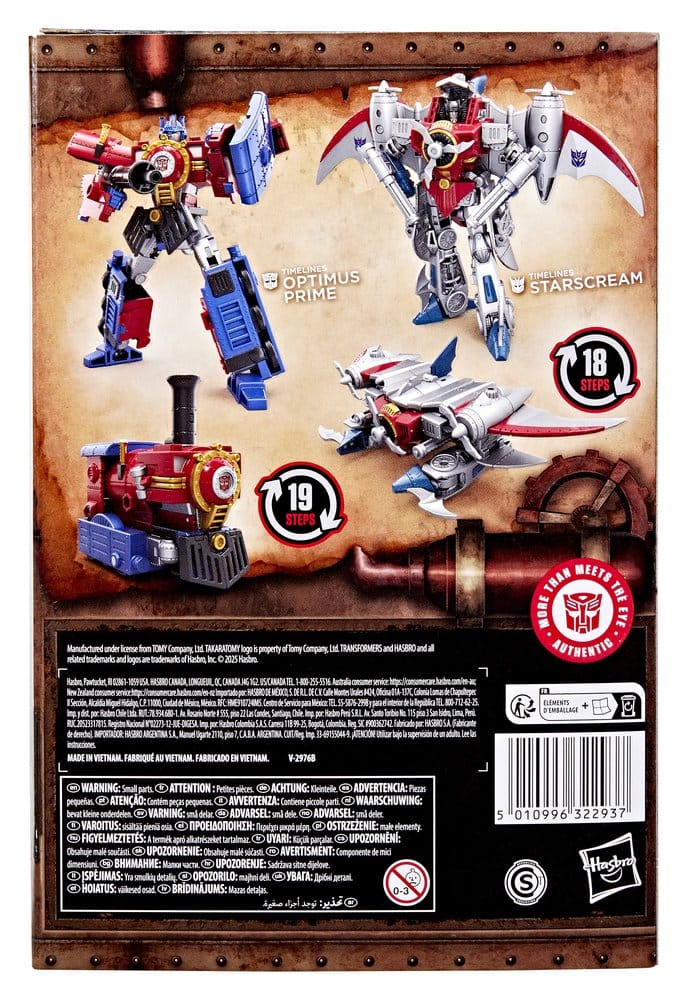 Transformers Timelines Hearts of Steel Comic Edition Actionfiguren Optimus Prime & Starscream 14 cm - Preorder - ETA: 27.11.2026
