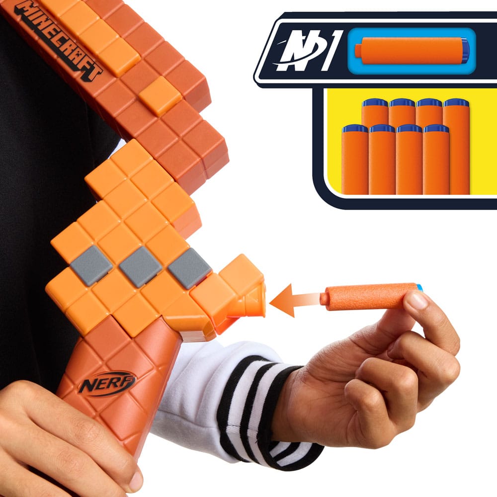 Minecraft NERF Bogen mit Dart-Abschuss - Versand: 5-7 Tage nach Bestellung