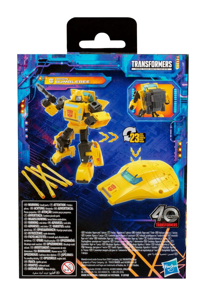 Transformers Generations Legacy United Deluxe Class Actionfigur Origin Bumblebee 14 cm - Preorder - ETA: 09.01.2026