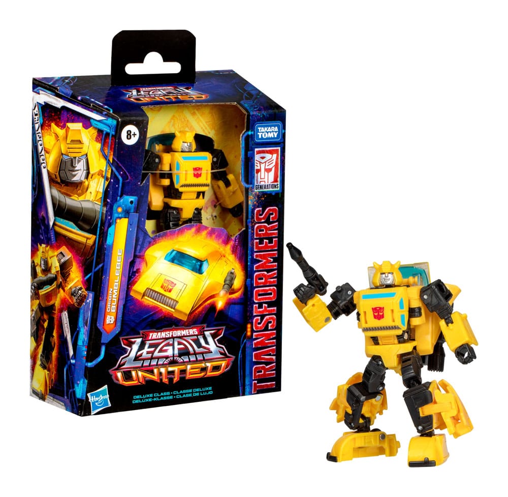 Transformers Generations Legacy United Deluxe Class Actionfigur Origin Bumblebee 14 cm - Preorder - ETA: 09.01.2026