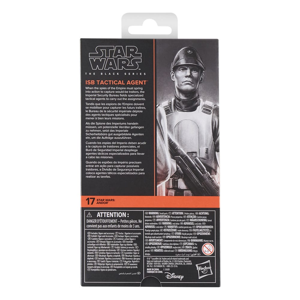 Star Wars: Andor Black Series Actionfigur ISB Tactical Agent 15 cm - Versand: 5-7 Tage nach Bestellung