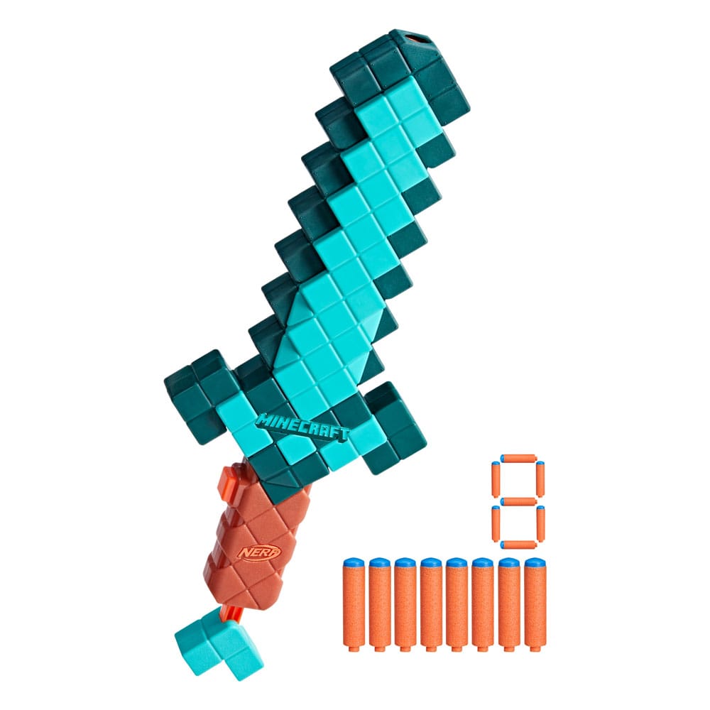 Minecraft NERF Diamantschwert mit Dart-Abschuss - Preorder - ETA: 20.10.2025