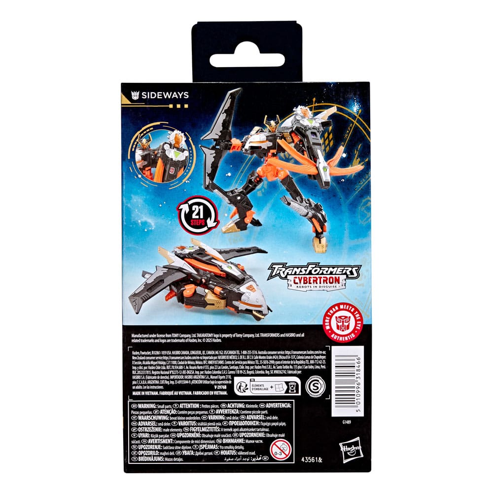 Transformers Age of the Primes Deluxe Class Actionfigur Sideways 14 cm - Preorder - ETA: 09.10.2025