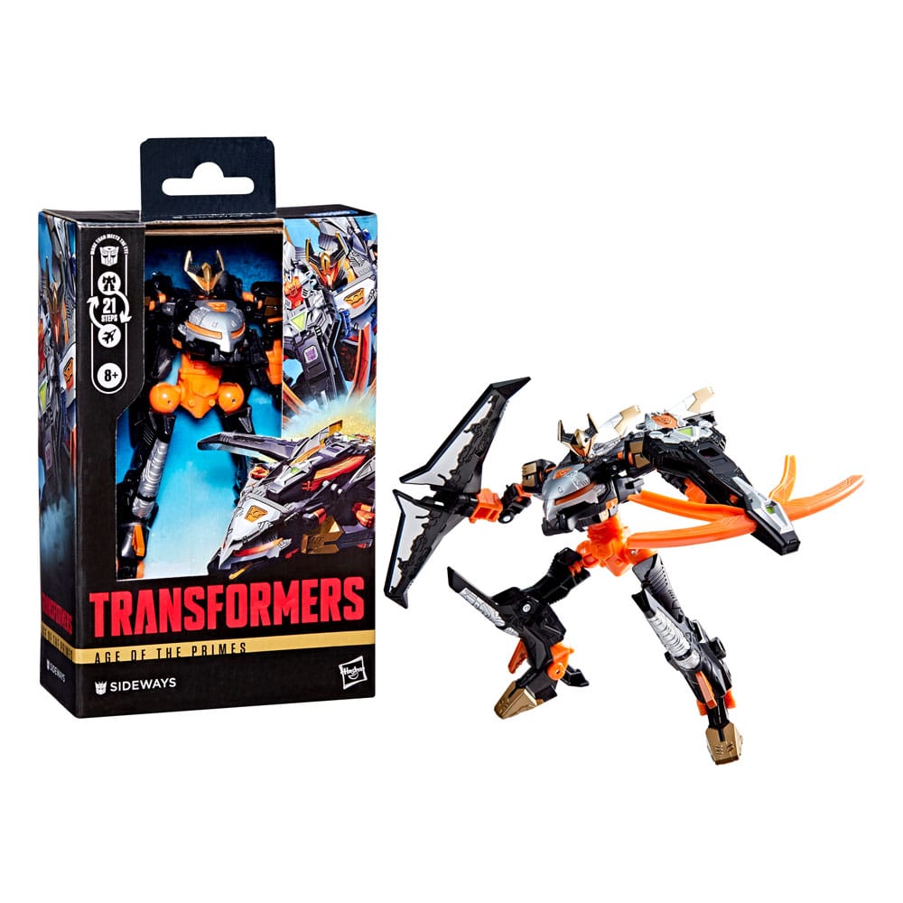 Transformers Age of the Primes Deluxe Class Actionfigur Sideways 14 cm - Preorder - ETA: 09.10.2025