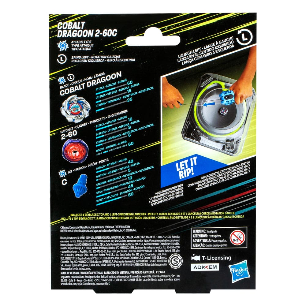Beyblade X Cobalt Dragoon 2-60C Schnur-Starter Set - Preorder - ETA: 09.05.2026