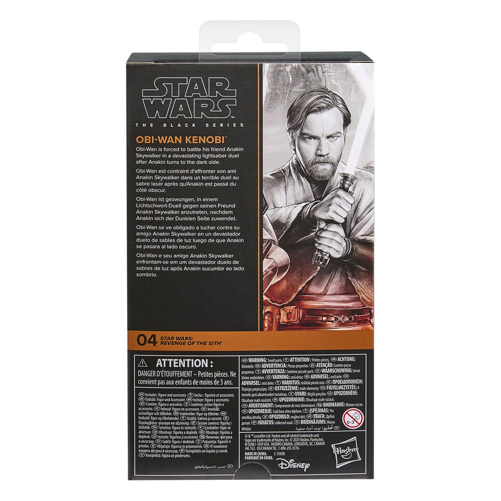 Star Wars Episode III Black Series Actionfigur Obi-Wan Kenobi 15 cm - Preorder - ETA: 25.10.2025