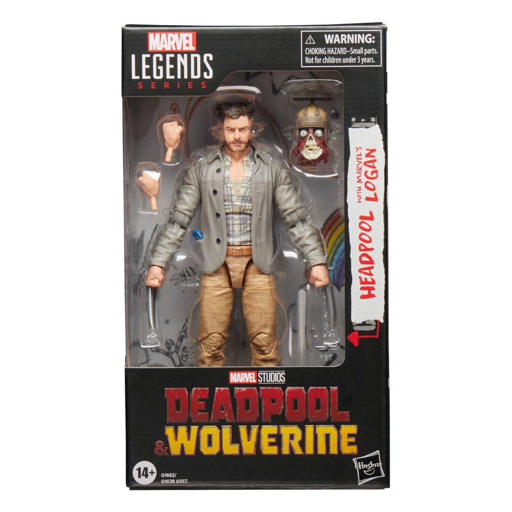 Deadpool & Wolverine Marvel Legends Actionfigur Headpool with Marvel's Logan 15 cm - Preorder - ETA: 14.01.2026