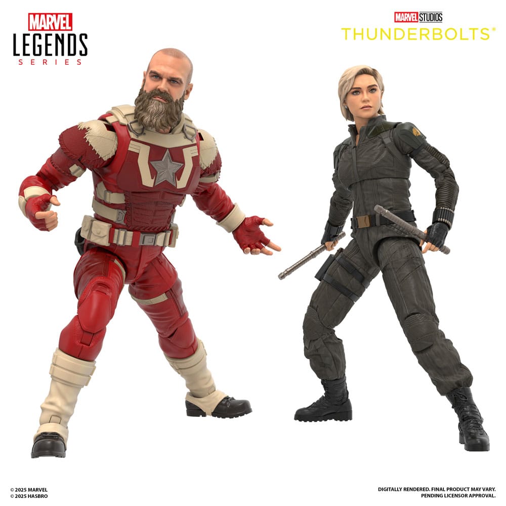 Thunderbolts Marvel Legends Actionfiguren 2er-Pack Yelena Belova & Red Guardian 15 cm - Versand: 5-7 Tage nach Bestellung