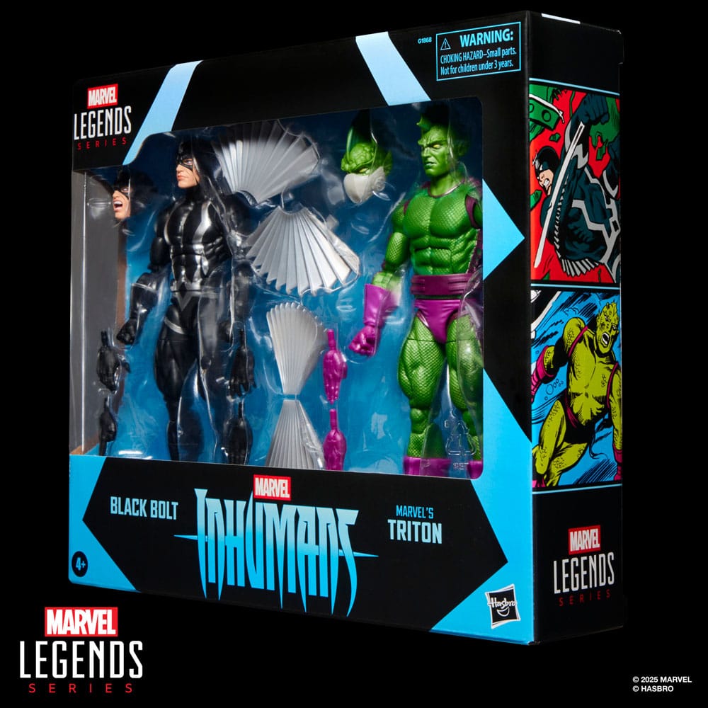 Inhumans Marvel Legends Actionfiguren 2er-Pack Black Bolt & Marvel's Triton 15 cm - Preorder - ETA: 25.12.2025