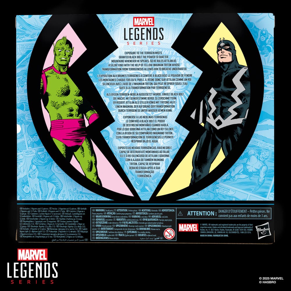Inhumans Marvel Legends Actionfiguren 2er-Pack Black Bolt & Marvel's Triton 15 cm - Preorder - ETA: 25.12.2025