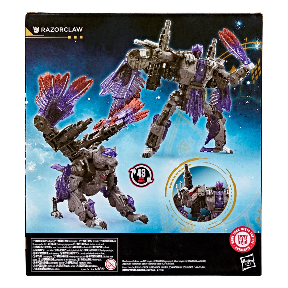 Transformers Age of the Primes Leader Class Actionfigur Razorclaw 19 cm - Preorder - ETA: 14.03.2026