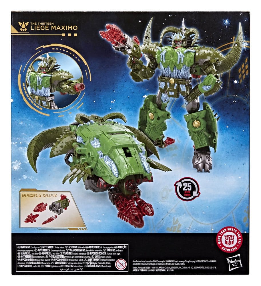 Transformers Age of the Primes Leader Class Actionfigur The Thirteen: Liege Maximo 22 cm - Preorder - ETA: 30.07.2026