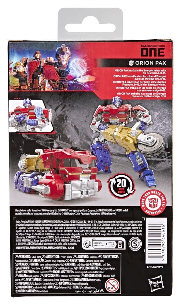 Transformers One Studio Series Deluxe Class Actionfigur Orion Pax 13 cm - Preorder - ETA: 05.08.2026