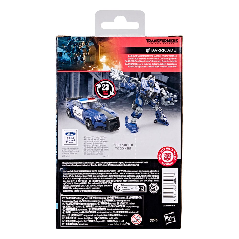 Transformers: The Last Knight Studio Series Deluxe Class Actionfigur Barricade 11 cm - Preorder - ETA: 25.01.2026