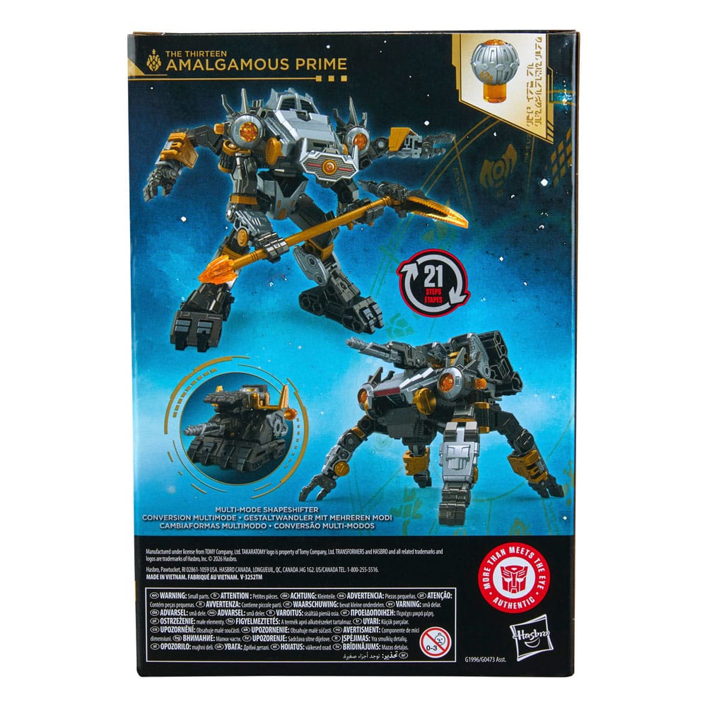 Transformers Age of the Primes Voyager Class Actionfigur The Thirteen: Amalgamous Prime 18 cm - Preorder - ETA: 21.02.2026