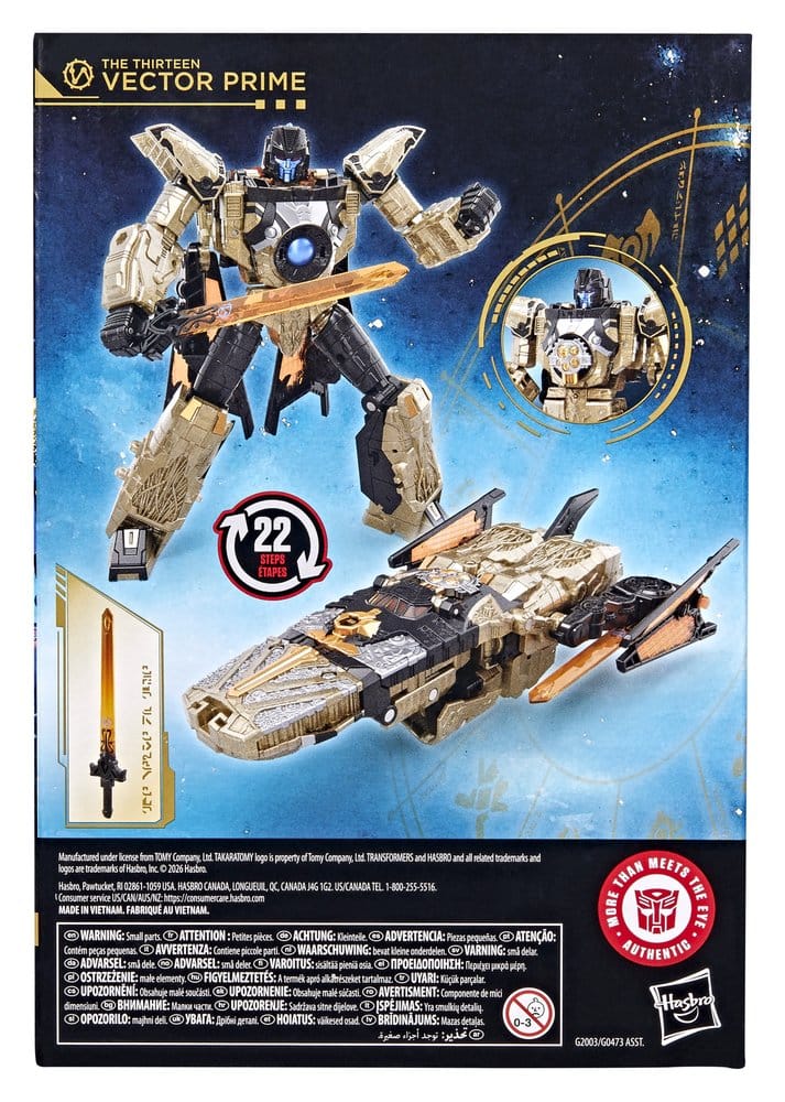 Transformers Age of the Primes Voyager Class Actionfigur The Thirteen Vector Prime 18 cm - Preorder - ETA: 02.09.2026