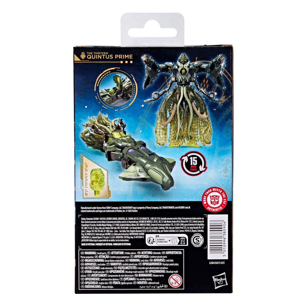 Transformers Age of the Primes Deluxe Class Actionfigur The Thirteen: Quintus Prime 14 cm - Preorder - ETA: 21.03.2026