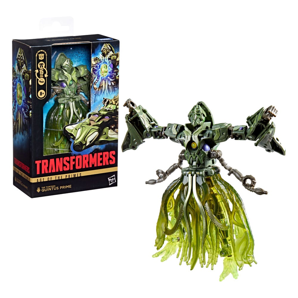 Transformers Age of the Primes Deluxe Class Actionfigur The Thirteen: Quintus Prime 14 cm - Preorder - ETA: 21.03.2026