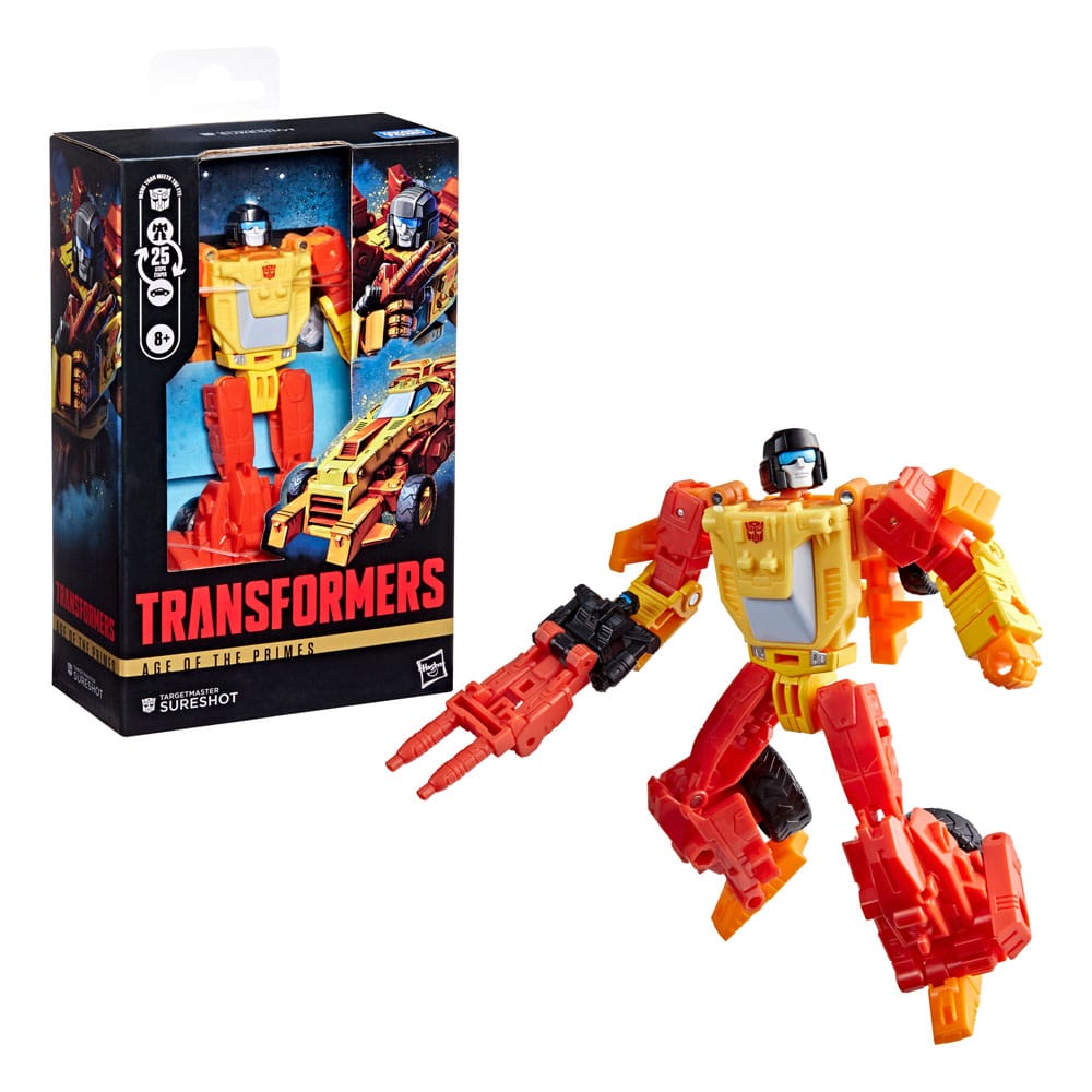 Transformers Age of the Primes Deluxe Class Actionfigur Targetmaster Sureshot 14 cm - Preorder - ETA: 14.03.2026
