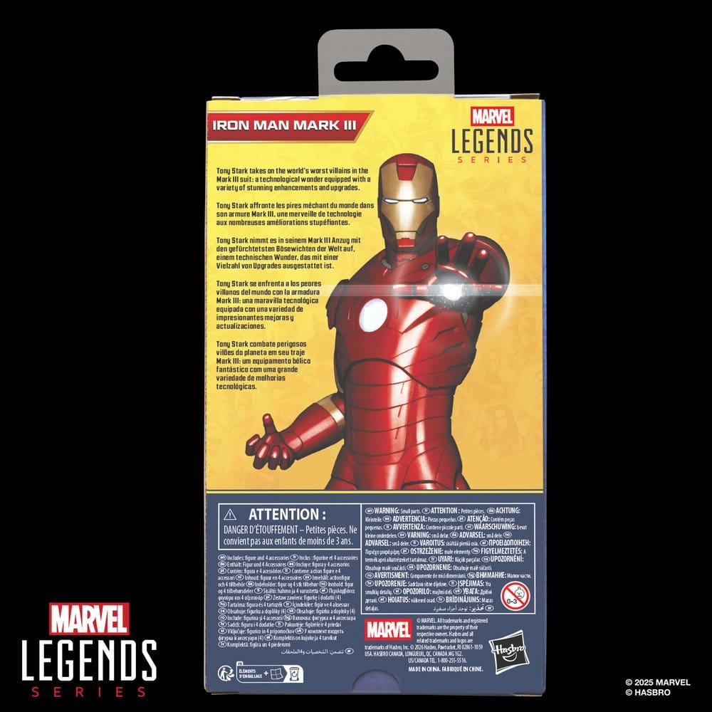 Iron Man Marvel Legends Series Actionfigur Iron Man Mark III 15 cm - Versand: 7 Tage nach Bestellung