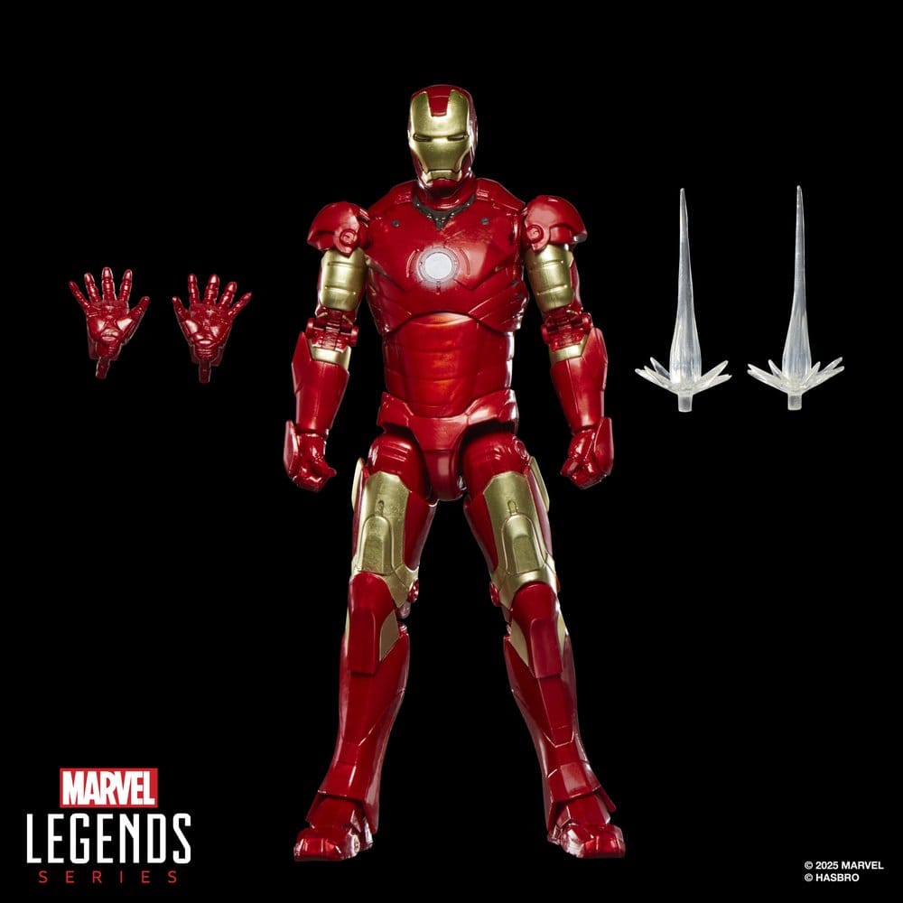 Iron Man Marvel Legends Series Actionfigur Iron Man Mark III 15 cm - Versand: 7 Tage nach Bestellung
