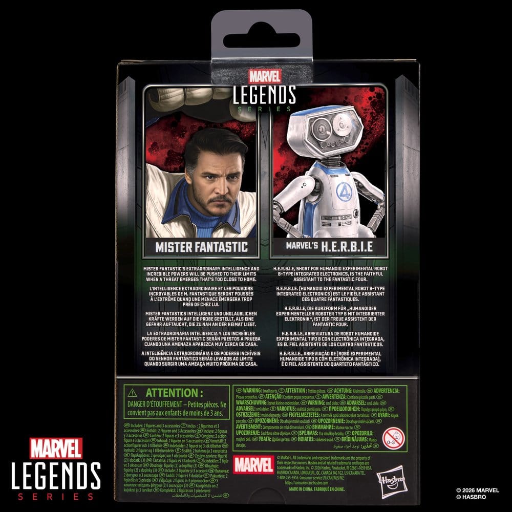 Avengers: Doomsday Marvel Legends Actionfiguren 2er-Pack Mister Fantastic & Marvel's H.E.R.B.I.E. 15 cm - Preorder - ETA: 15.11.2026