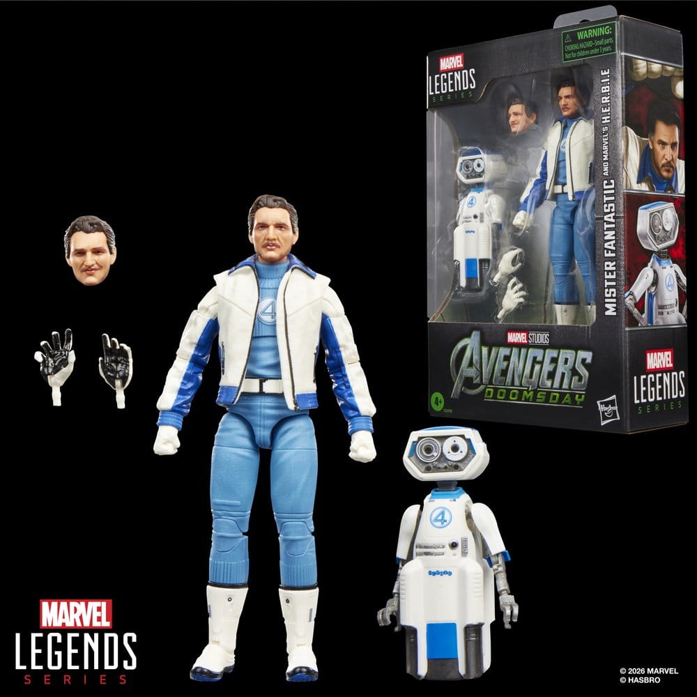 Avengers: Doomsday Marvel Legends Actionfiguren 2er-Pack Mister Fantastic & Marvel's H.E.R.B.I.E. 15 cm - Preorder - ETA: 15.11.2026