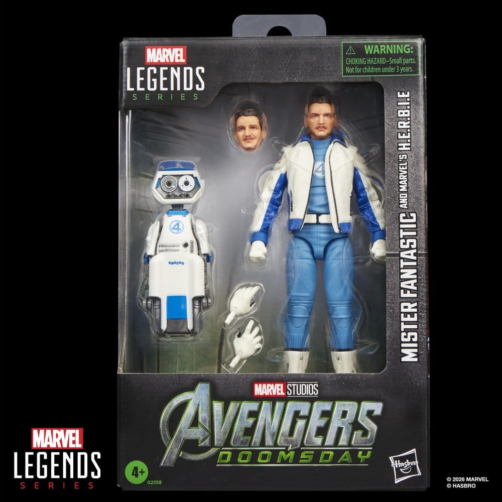 Avengers: Doomsday Marvel Legends Actionfiguren 2er-Pack Mister Fantastic & Marvel's H.E.R.B.I.E. 15 cm - Preorder - ETA: 15.11.2026