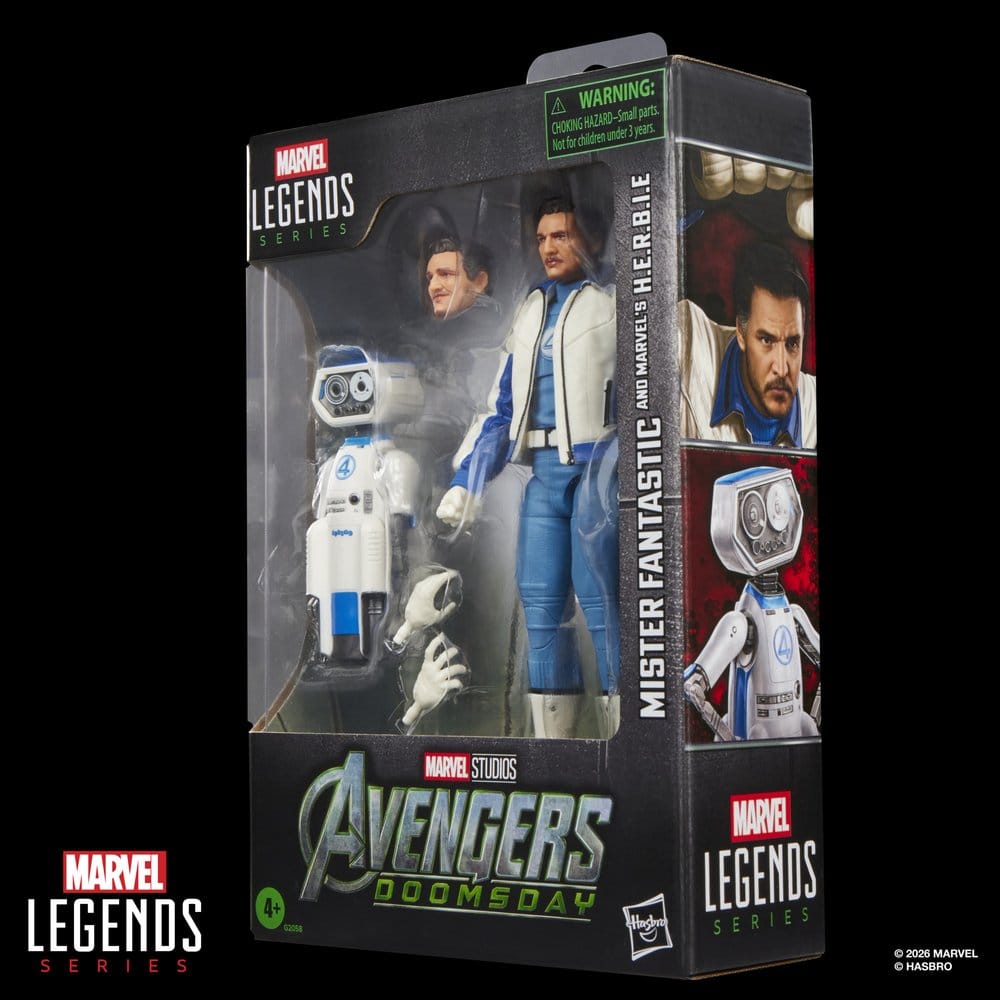 Avengers: Doomsday Marvel Legends Actionfiguren 2er-Pack Mister Fantastic & Marvel's H.E.R.B.I.E. 15 cm - Preorder - ETA: 15.11.2026
