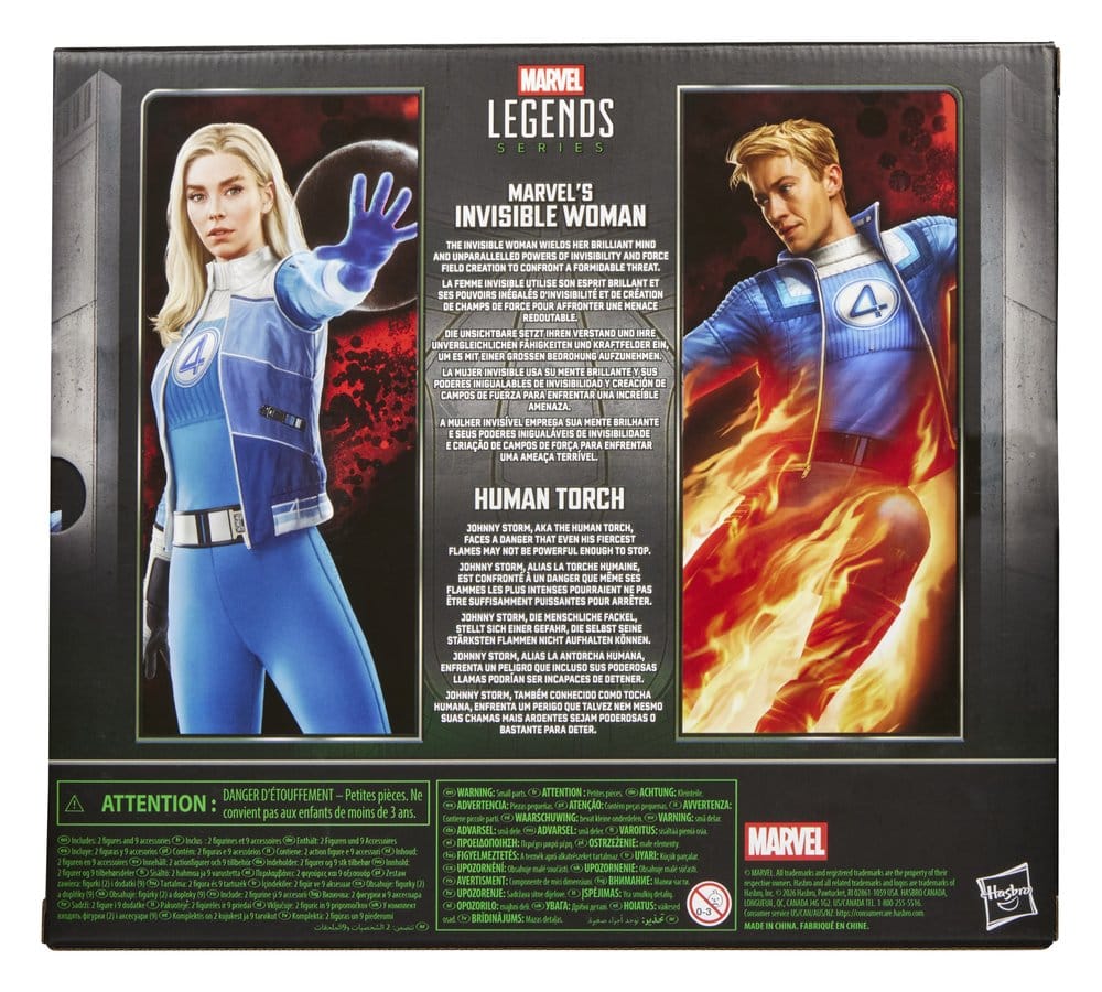Avengers: Doomsday Marvel Legends Actionfiguren 2er-Pack Marvel's Invisible Woman & Human Torch 15 cm - Preorder - ETA: 15.11.2026