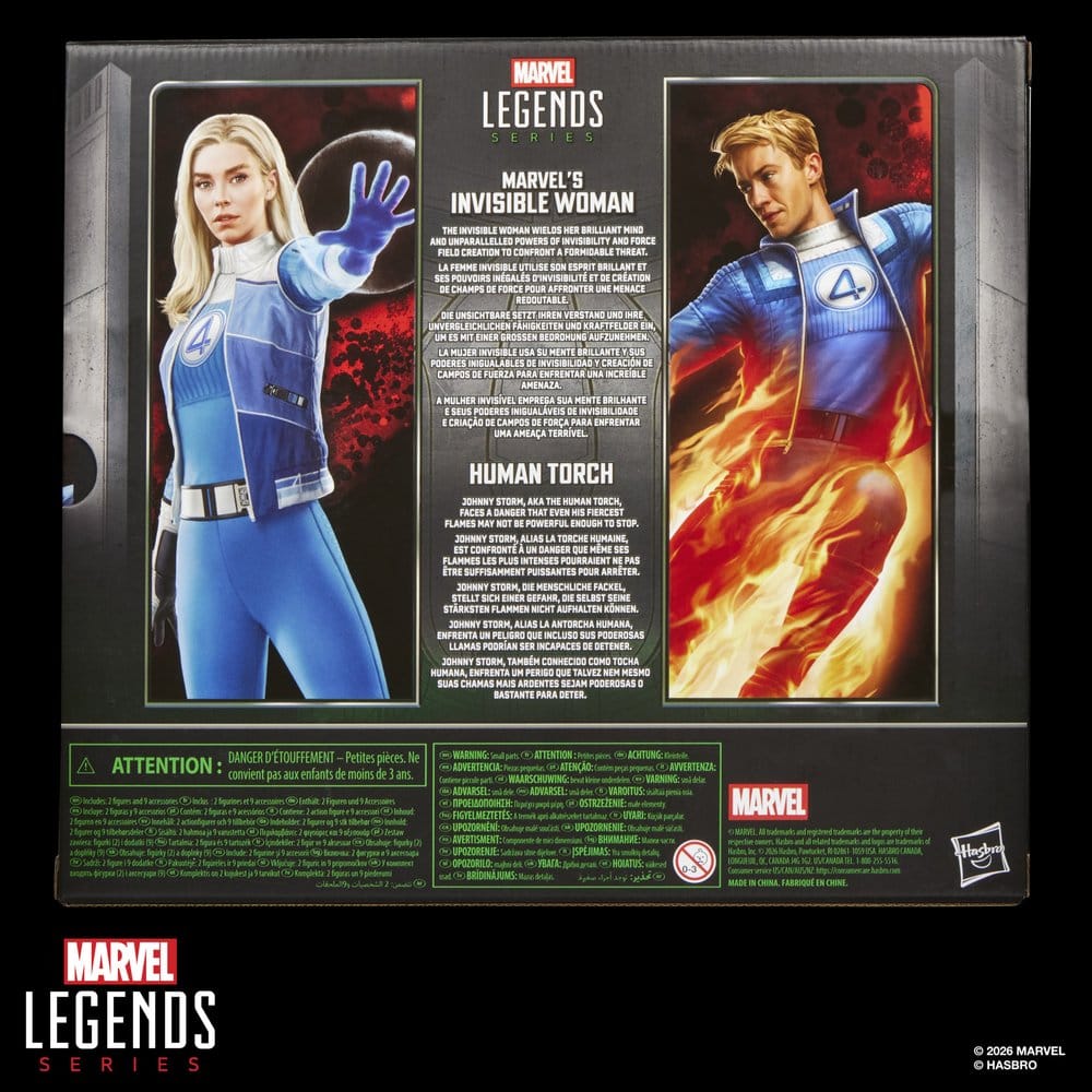 Avengers: Doomsday Marvel Legends Actionfiguren 2er-Pack Marvel's Invisible Woman & Human Torch 15 cm - Preorder - ETA: 15.11.2026