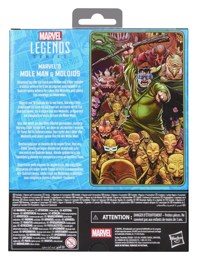 Fantastic Four Marvel Legends Actionfiguren 3er-Pack Marvel's Mole Man & Moloids 15 cm - Preorder - ETA: 08.11.2026