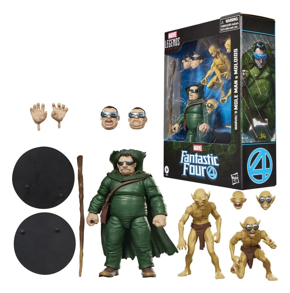 Fantastic Four Marvel Legends Actionfiguren 3er-Pack Marvel's Mole Man & Moloids 15 cm - Preorder - ETA: 08.11.2026