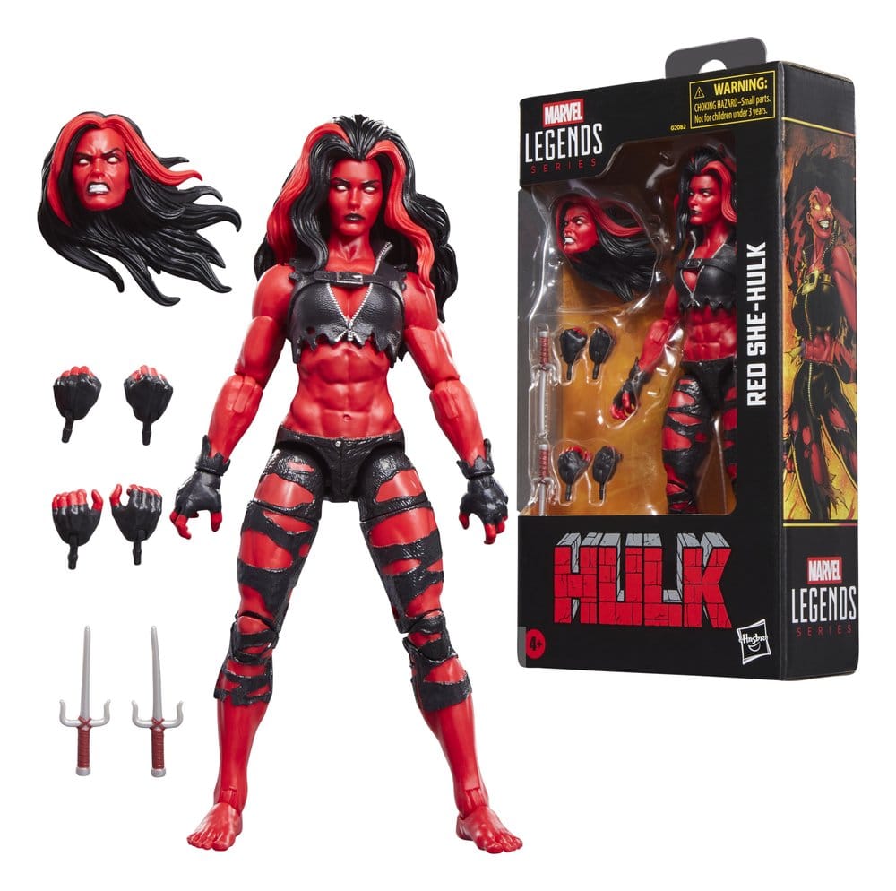 Hulk Marvel Legends Actionfigur Red She-Hulk 15 cm - Versand: 7 Tage nach Bestellung