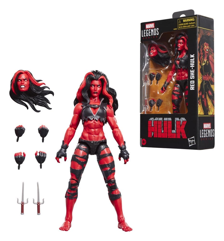 Hulk Marvel Legends Actionfigur Red She-Hulk 15 cm - Versand: 7 Tage nach Bestellung