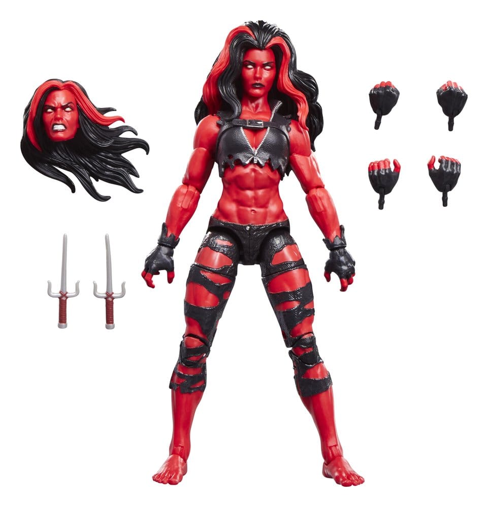 Hulk Marvel Legends Actionfigur Red She-Hulk 15 cm - Versand: 7 Tage nach Bestellung