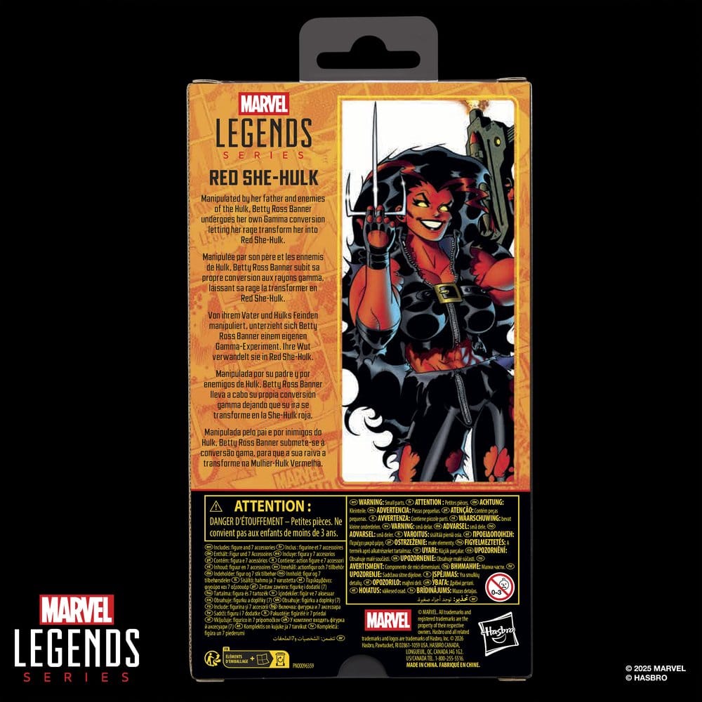 Hulk Marvel Legends Actionfigur Red She-Hulk 15 cm - Versand: 7 Tage nach Bestellung