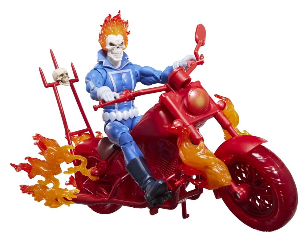 Ghost Rider Marvel Legends Actionfigur  Johnny Blaze with Motorcycle 15 cm - Versand: 7 Tage nach Bestellung